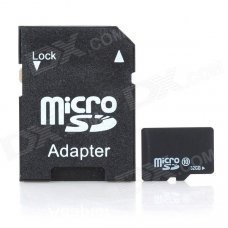 Micro SD Card w/ SD Adapter - Black (32GB)