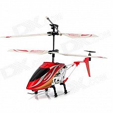 6875 Rechargeable IR Controlled 3.5-CH Voice Plastic + Alloy R/C Helicopter - Red 6875 Rechargeable IR Controlled 3.5-CH Voice Plastic + Alloy R/C Helicopter - Red