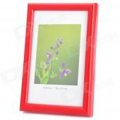 Hangle Craftwork M-BD 6-Inch 10.1 x 15.2cm Plastic Photo Frame - Red