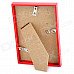 Hangle Craftwork M-BD 6-Inch 10.1 x 15.2cm Plastic Photo Frame - Red Hangle Craftwork M-BD 6-Inch 10.1 x 15.2cm Plastic Photo Frame - Red