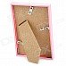 Hangle Craftwork M-BD 6-Inch 10.1 x 15.2cm Plastic Photo Frame - Pink Hangle Craftwork M-BD 6-Inch 10.1 x 15.2cm Plastic Photo Frame - Pink