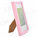 Hangle Craftwork M-BD 6-Inch 10.1 x 15.2cm Plastic Photo Frame - Pink Hangle Craftwork M-BD 6-Inch 10.1 x 15.2cm Plastic Photo Frame - Pink