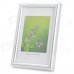 Hangle Craftwork M-BD 6-Inch 10.1 x 15.2cm Plastic Photo Frame - Silver