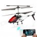 Iphone/ Ipad / Ipod / Android Phones Controlled IR 3.5-CH R/C Helicopter w/ Gyroscope - Red + Black Iphone/ Ipad / Ipod / Android Phones Controlled IR 3.5-CH R/C Helicopter w/ Gyroscope - Red + Black