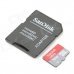 SanDisk Ultra Micro SDHC / TF Memory Card w/ Adapter - 16GB (Class 10)