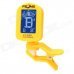 FT-2001 1.2" LCD Digital Chromatic Tuner for Guitar / Bass + More - Yellow (1 x CR2032) FT-2001 1.2" LCD Digital Chromatic Tuner for Guitar / Bass + More - Yellow (1 x CR2032)
