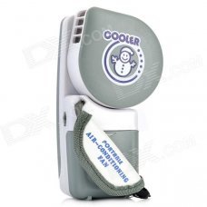 FS-002 Portable USB Air-Conditioning Cooling Fan - Grey (4 x AA) FS-002 Portable USB Air-Conditioning Cooling Fan - Grey (4 x AA)