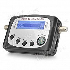 SF-9505A 2.3" Digital Satellite Signal Finder Meter w/ Compass - Black SF-9505A 2.3" Digital Satellite Signal Finder Meter w/ Compass - Black