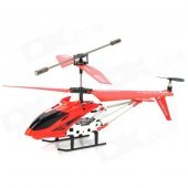 Portable Rechargeable 2.4GHz 4-CH Control R/C Helicopter w/ Gyro - Red