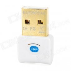 Ultra Mini Bluetooth CSR 4.0 USB Dongle Adapter - White Ultra Mini Bluetooth CSR 4.0 USB Dongle Adapter - White