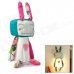 Cute Cartoon Rabbit Style Wall Light Lamp - Pink + White + Dark Cyan Cute Cartoon Rabbit Style Wall Light Lamp - Pink + White + Dark Cyan