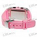 Bluetooth Cell Phone Caller ID Display Vibrating Wristwatch (Pink Strap) Bluetooth Cell Phone Caller ID Display Vibrating Wristwatch (Pink Strap)