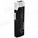 HONEST Dual-Flame Windproof Butane Gas Lighter - Black HONEST Dual-Flame Windproof Butane Gas Lighter - Black