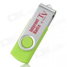 USB Network TV and Radio Receiver - Green + Black