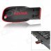 Genuine SanDisk Blade CZ50 USB 2.0 Flash Drive - Black (32GB) Genuine SanDisk Blade CZ50 USB 2.0 Flash Drive - Black (32GB)