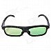 Universal USB Rechargeable 3D Active Shutter Glasses for LCD TV - Black Universal USB Rechargeable 3D Active Shutter Glasses for LCD TV - Black