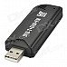 DVB-T Digital TV Receiver USB Dongle w/ FM / Remote Control / Antenna - Black
