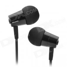 AWEI ES-Q7 In-Ear Earphone - Black (3.5mm / 154cm) AWEI ES-Q7 In-Ear Earphone - Black (3.5mm / 154cm)
