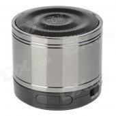 BK-BS01 Rechargeable Bass Media Player Speaker w/ TF / FM - Black