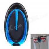 Car Vehicle Sun Visor Clip Sunglasses Glasses Holder - Blue + Black