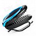 Car Vehicle Sun Visor Clip Sunglasses Glasses Holder - Blue + Black