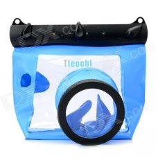 Tteoobl GQ-518 Universal Diving Waterproof Bag Case for Digital SLR Camera - Blue Tteoobl GQ-518 Universal Diving Waterproof Bag Case for Digital SLR Camera - Blue