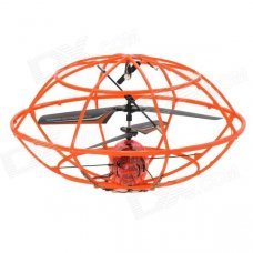 UFO Frame Style Rechargeable 3-CH IR Controlled R/C Toy - Orange UFO Frame Style Rechargeable 3-CH IR Controlled R/C Toy - Orange