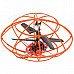 UFO Frame Style Rechargeable 3-CH IR Controlled R/C Toy - Orange UFO Frame Style Rechargeable 3-CH IR Controlled R/C Toy - Orange