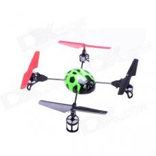WLTOY V929 2.4GHz Beetle Style 4-Axis Rechargeable 4-CH Radio Control R/C Helicopter - Green WLTOY V929 2.4GHz Beetle Style 4-Axis Rechargeable 4-CH Radio Control R/C Helicopter - Green