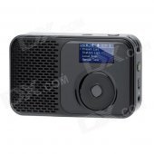 PPS003 1.5" LCD Digital Audio Broadcasting HD DAB FM Radio - Black