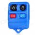 Replacement 4-Button Smart Key Housing Case for Ford - Dark Blue Replacement 4-Button Smart Key Housing Case for Ford - Dark Blue