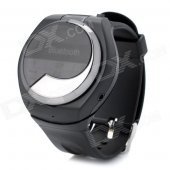 Multifunction Bluetooth 2.1 Wrist Watch w/ Receiving / Talking / Dialing / Time Display - Black