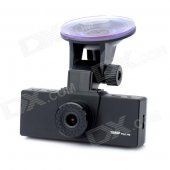 1.5'' TFT LCD 5.0MP CMOS HD 1080P Wide Angle Digital Car DVR Camcorder - Black
