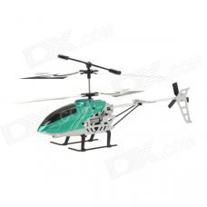 Rechargeable 2.5-CH IR Remote Control Alloy R/C Helicopter - Green Rechargeable 2.5-CH IR Remote Control Alloy R/C Helicopter - Green