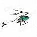 Rechargeable 2.5-CH IR Remote Control Alloy R/C Helicopter - Green Rechargeable 2.5-CH IR Remote Control Alloy R/C Helicopter - Green