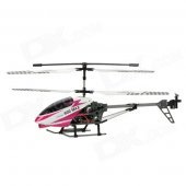 40MHz Rechargeable 3.5-CH Alloy R/C Helicopter w/ Gyroscope - Deep Pink