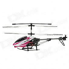 40MHz Rechargeable 3.5-CH Alloy R/C Helicopter w/ Gyroscope - Deep Pink 40MHz Rechargeable 3.5-CH Alloy R/C Helicopter w/ Gyroscope - Deep Pink