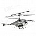 Rechargeable 3.5-CH PVC IR Remote Control R/C Helicopter - Silver Rechargeable 3.5-CH PVC IR Remote Control R/C Helicopter - Silver