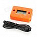 1.0" LCD Water Resistant Hour Meter for Motor + More - Orange 1.0" LCD Water Resistant Hour Meter for Motor + More - Orange