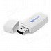 Bluetooth V2.1+ EDR Wireless Audio Receiver w/ 3.5mm Jack Cable - White Bluetooth V2.1+ EDR Wireless Audio Receiver w/ 3.5mm Jack Cable - White