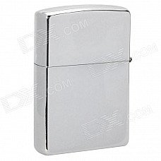 Mirror Finish Fluid Fuel Lighter - Silver
