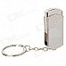 Rotation Aluminum USB 2.0 Flash Drive Keychain - Silver (8GB)