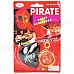 Cosplay Pirate Eyepatch + Earrings + Ring Set for Costume / Halloween Party - Black + Golden