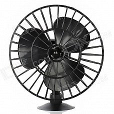 Portable 4.2" Car Cigarette Lighter Powered Fan with Suction Cup - Black Portable 4.2" Car Cigarette Lighter Powered Fan with Suction Cup - Black