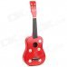 Musical Instrument Wooden 6-String Guitar - Red + Black + White