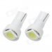 T5 1W 50lm 6500K 1-5050 SMD LED White Light Car Signal Lamp Bulbs (2 PCS) T5 1W 50lm 6500K 1-5050 SMD LED White Light Car Signal Lamp Bulbs (2 PCS)