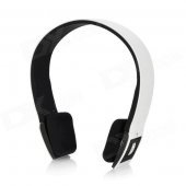 Bluetooth V3.0 + EDR MP3 Player Stereo Headset - White