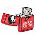 Chairman Mao Pattern Stainless Steel + Plastic Windproof Oil Lighter - Red Chairman Mao Pattern Stainless Steel + Plastic Windproof Oil Lighter - Red
