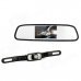 800E 4.3" Wireless Car Rearview Mirror LCD Monitor Kit - Black
