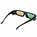Rechargeable Resin 3D Active Shutter Glasses for Projector - Black Rechargeable Resin 3D Active Shutter Glasses for Projector - Black